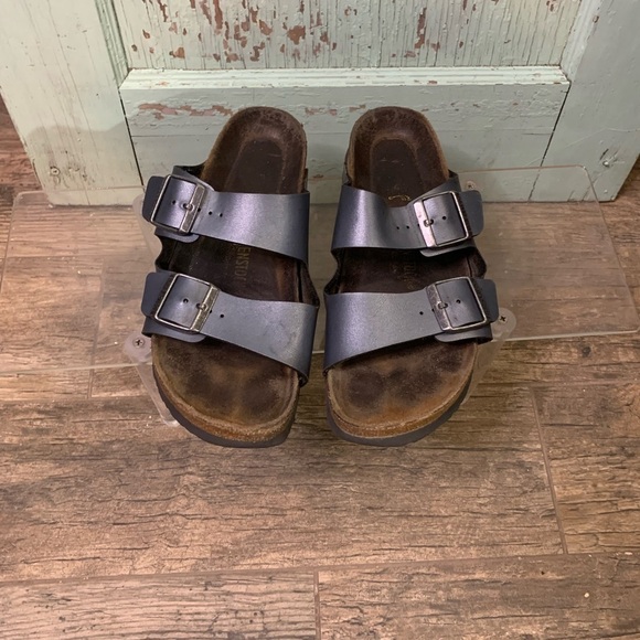 Women’s Aetrex tan leather clogs with a vintage boho vibe. Preloved - Picture 7 of 7